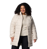 Columbia Powder Lite II Chaqueta de Largo Medio, Forro Reflectante, Tejido Resistente al Agua, Bolsillo Interior Seguro, Bolsillos de Mano con Cremallera, Cremallera Frontal Central de 2 Vías - Mujer