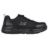 Skechers Arch Fit Sr Ringstap, Zapatos de trabajo Hombre, Black Textile/Synthetic, 45 EU