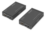 DIGITUS DS-55500 Extensor HDMI (HDBaseT) - UHD 4K/30 Hz - 40 m mediante cable LAN (HDBaseT 70 m) - Set: Transmisor y Receptor - IR Infrarrojos - HDCP 2.2 & HDBaseT 1.0