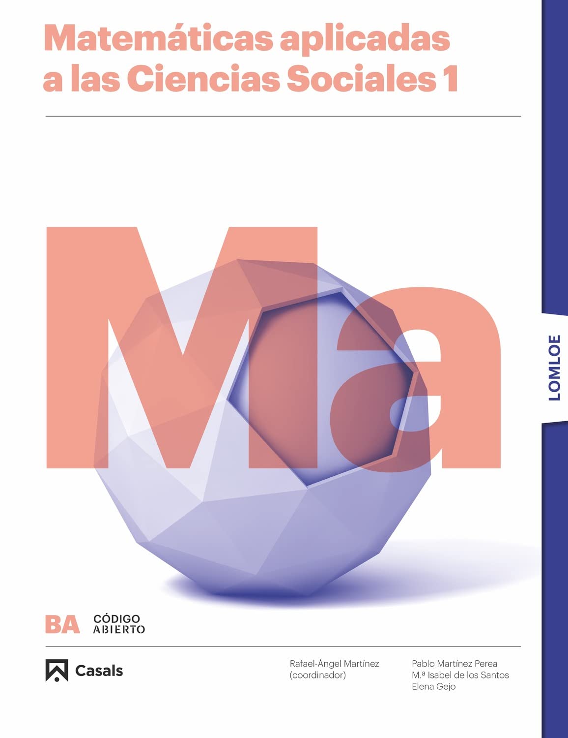 Matemáticas 1 BA CCSS LOMLOE (NO-VALUE)