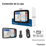 TomTom navegador para camion GO Professional 2.ª generación (con pantalla táctil capacitiva de 6" y mapas de Europa, información de tráfico a tiempo real.Ideal para camiones,buses y vehículos grandes)