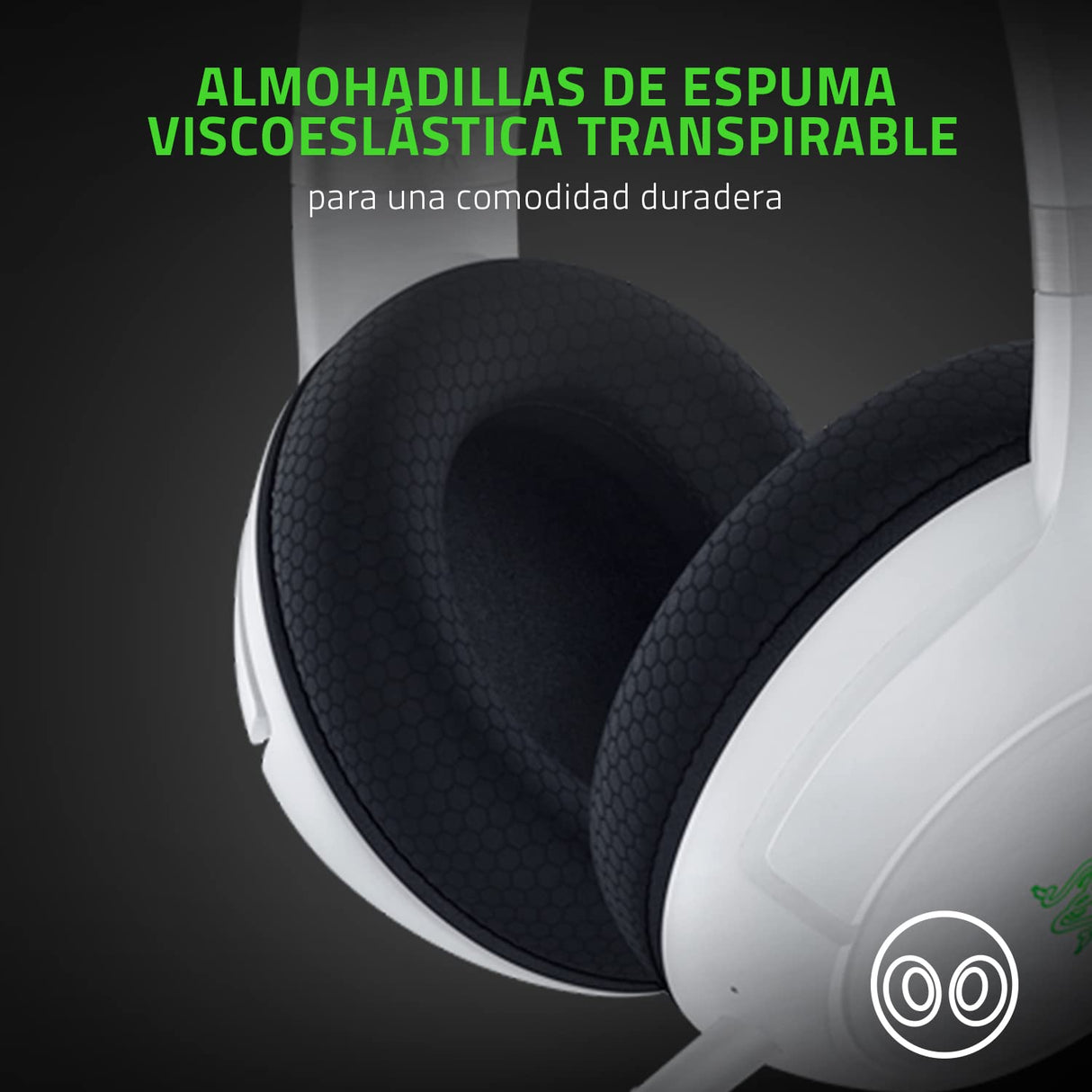 Razer Kaira Pro - Auriculares inalámbricos para juegos para Xbox Series X, S + Xbox One + PC y Smartphone (auriculares inalámbricos, Bluetooth, altavoces de 50 mm, micrófono supercardioide) Blanco