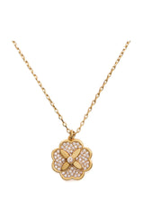 Kate Spade New York Colgante mini Heritage Bloom, Claro/Oro