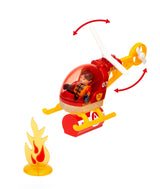 BRIO World - Set Ferroviario Equipo de Rescate, World Ferrocarriles, Set de Construcción de Madera, Juguete para Niños y Niñas 3+ Años, 44 Piezas