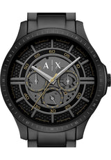 Armani Exchange Orologio da uomo, Movimento al quarzo multifunzione e cassa da 46 mm con cinturino in Acciaio inossidabile