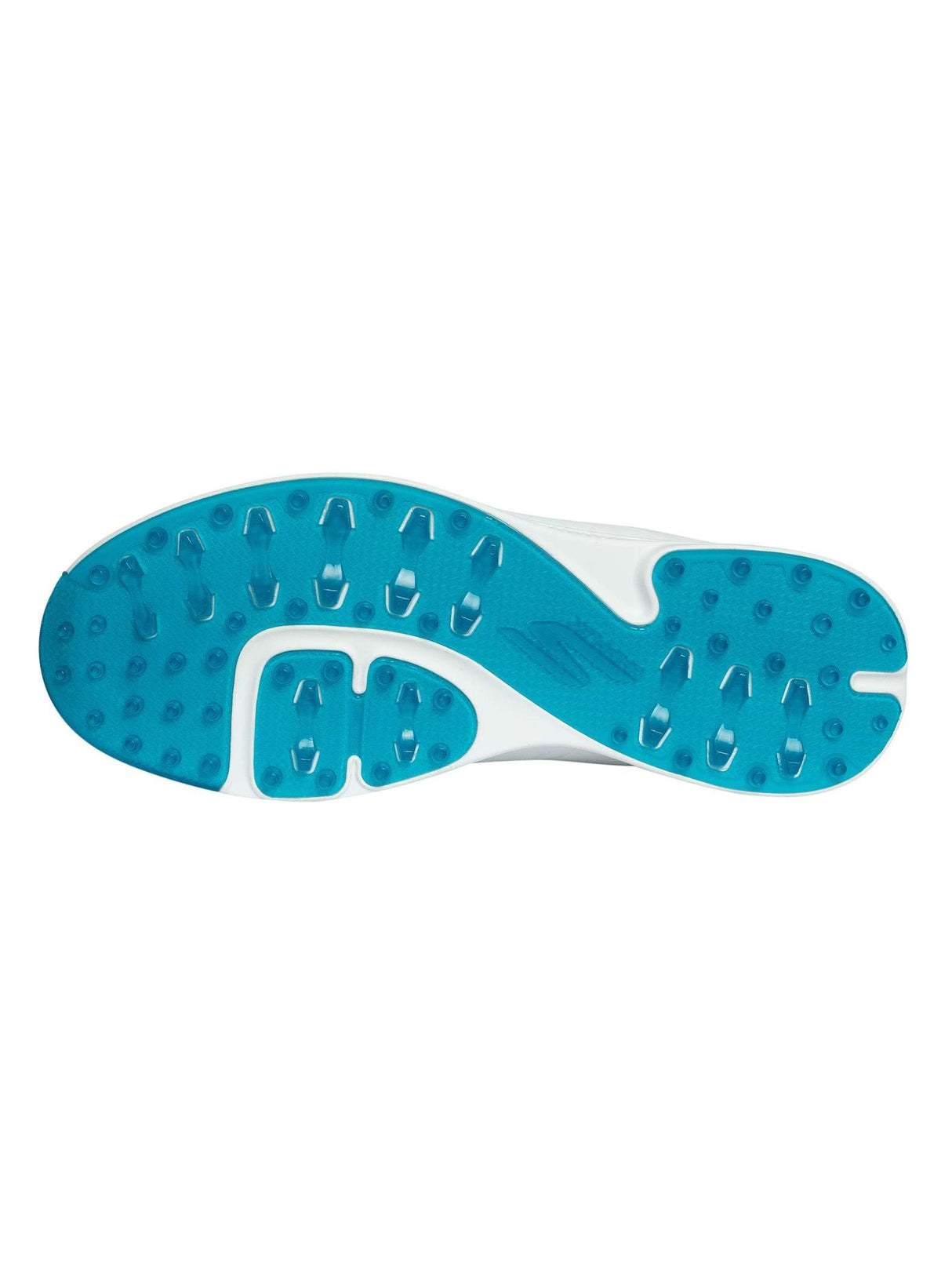 Skechers Hombre Entrenadores De Ritmo Go Golf, White/Navy/Blue, 43 EU