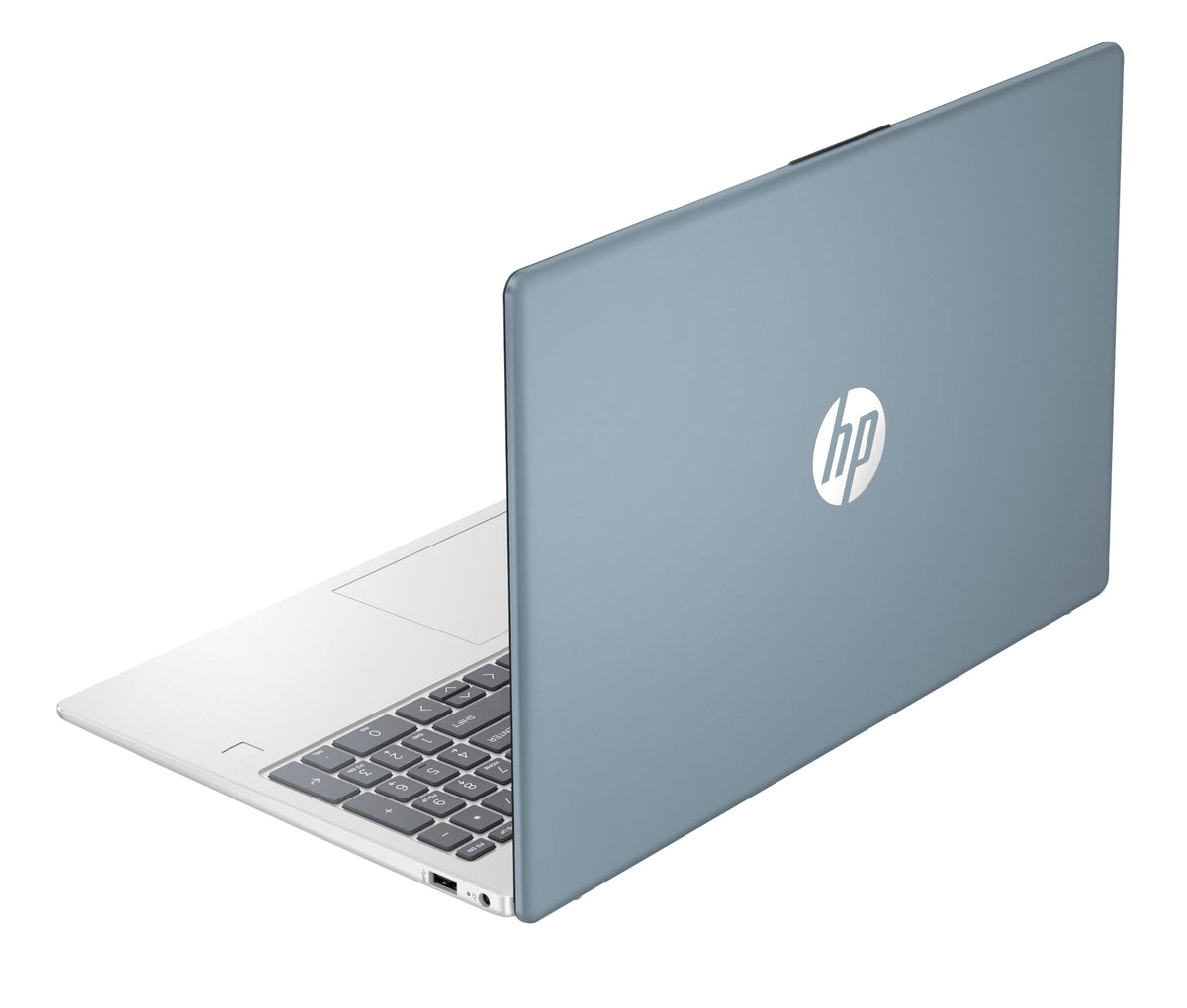 HP 15-fd2012ns - Ordenador portátil de 15.6" FHD (Intel Ultra 7-255U, 32GB RAM, 1TB SSD, Intel Iris Xe Graphics, Sin Sistema operativo) Plata y Azul - Teclado QWERTY Español