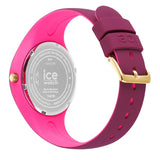 ICE-WATCH - ICE duo chic Burgundy pink - Reloj rojo para Mujer con Correa de silicona - 023276 (Small)