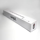 Smpl - Barra de sonido multimedia de 50 W y 76.2 cm, compatible con Bluetooth, HDMI (ARC), entrada coaxial, salida AUX, USB y mando a distancia, negro