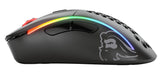 Glorious Gaming Model D- (Pequeño) Wireless Ratón Gaming inalámbrico - 67 g superligero, diseño Colmena, RGB, ergonómico, sin Lag 2,4 GHz inalámbrico, hasta 71 Horas de batería - Negro Mate