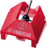 Audio-Technica VMN95ML Aguja Microlinear de reemplazo para serie VM95 Rojo