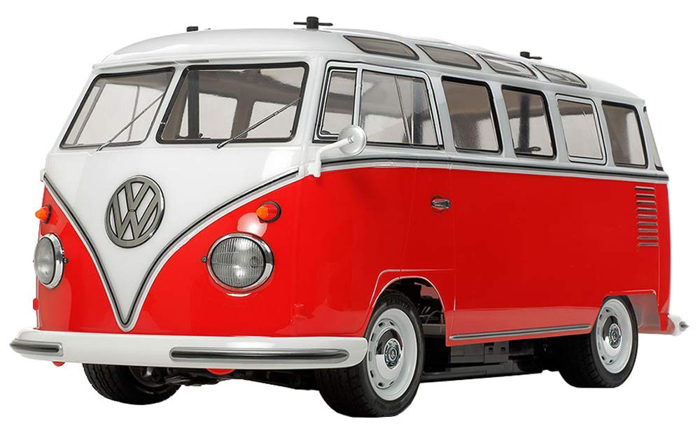 Tamiya 58668 1:10 RC VW Bus Type 2 (T1) (M-06) - Coche/vehículo teledirigido, modelismo, Kit