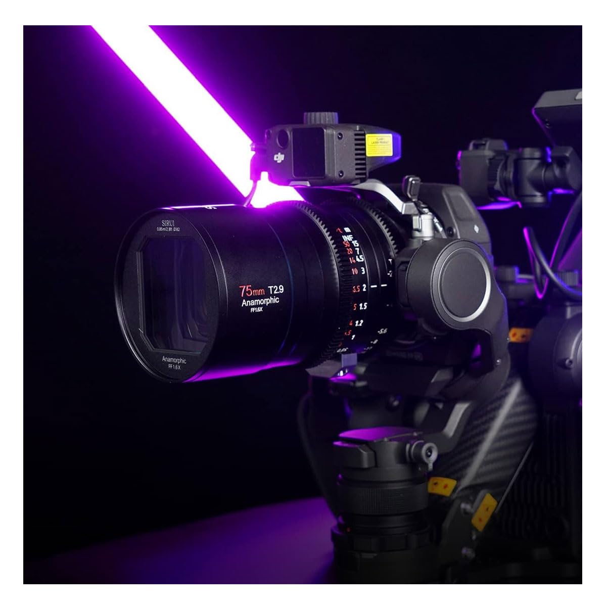 SIRUI 75 mm T2.9 1.6X Lente anamórfica de fotograma Completo para Montura E de Sony, Lente anamórfica de fotograma Completo
