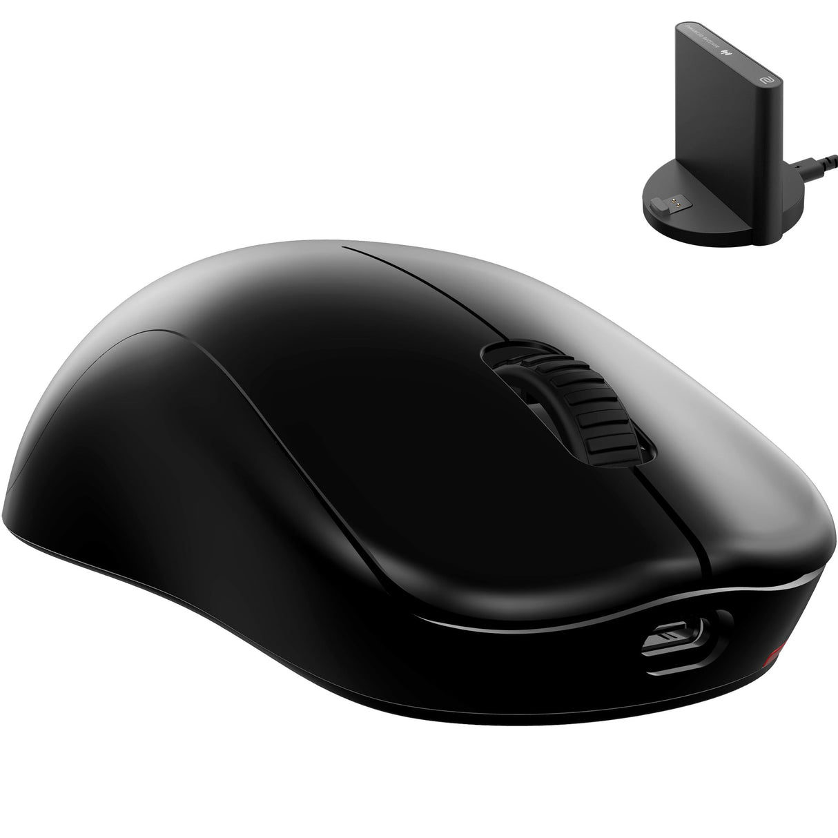 Ratón Gaming Inalámbrico BenQ Zowie U2 para eSports, tecnología esports, receptor mejorado, ligero de 60 g, sensor de 3200 DPI, 5 botones, vida de batería de 70 horas.