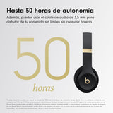 Beats Solo 4 - Auriculares Wireless Bluetooth on-Ear, compatibles con Apple y Android, con hasta 50 Horas de batería - Negro y Oro