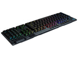LOGITECH Compatible G915 Lightspeed Wireless RGB Mechanical Gaming Keyboard – GL Clicky - Carbon - Pan - Nordic