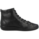 Ecco - Soft 2.0, Botas Chelsea Mujer, Negro (BLACKWITHBLACKSOLE 56723), 37 EU
