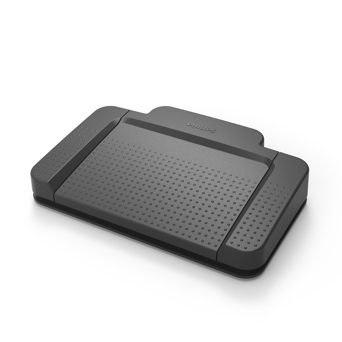 Philips ACC2310 Interruptor de pie USB, diseño con 3 Pedales, conectar y Usar, sin Software, Color Gris Antracita