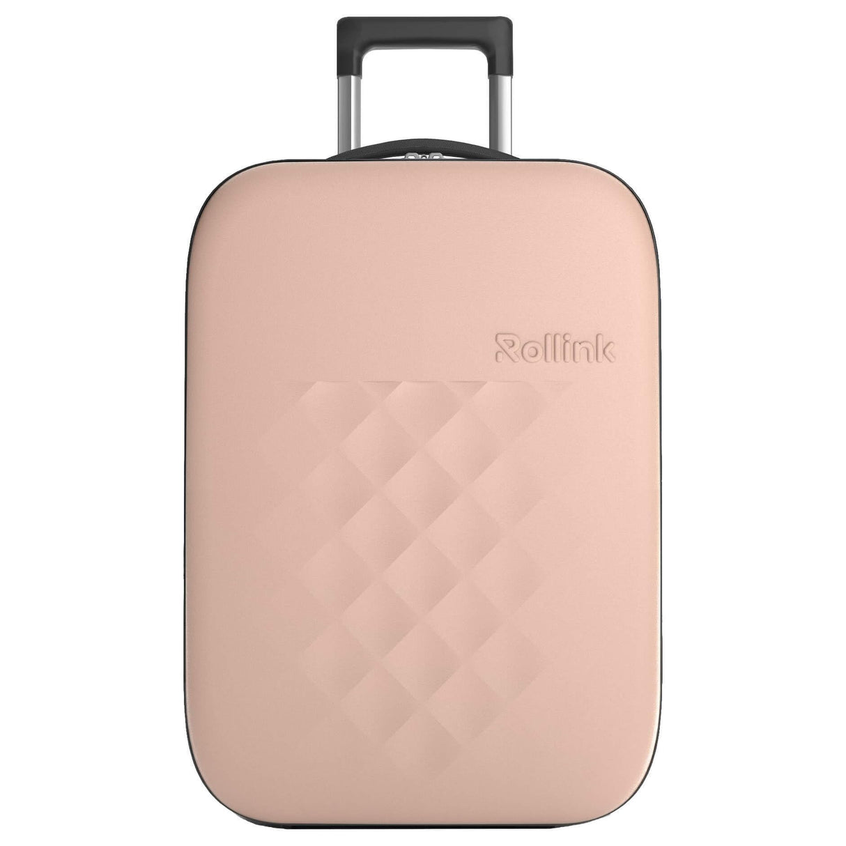 Rollink Vega II Maleta de Viaje con Ruedas, el Original con innovadora tecnología Plegable (Pendiente de Patentes), Rose Smoke, Cabin S - 55x40x23cm, Casual
