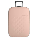 Rollink Vega II Maleta de Viaje con Ruedas, el Original con innovadora tecnología Plegable (Pendiente de Patentes), Rose Smoke, Cabin S - 55x40x23cm, Casual