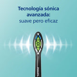 Philips Sonicare ProtectiveClean 5100 Pack Doble, 3 Modos, Sensor de Presión, Temporizador, Anterior, Azul/Blanco