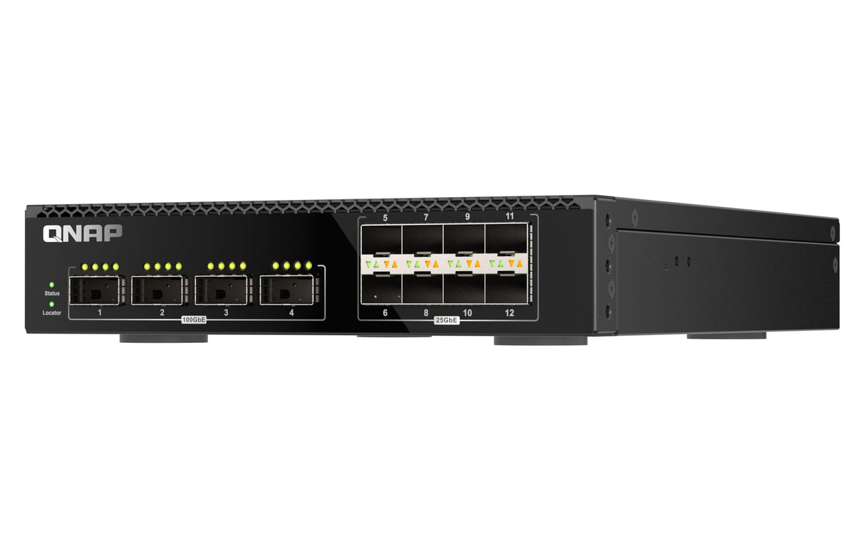 QSW-M7308R-4X Switch administrado de Alta Velocidad con Cuatro Puertos QSFP28 de 100 GbE y Ocho Puertos SFP28 de 25 GbE