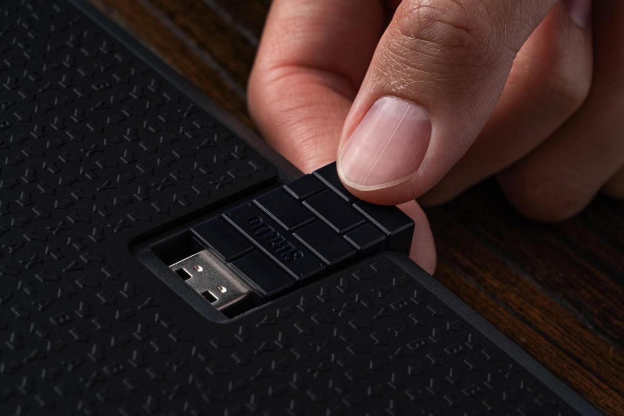 8Bitdo All-Button Arcade Controller for Switch & Windows – Bluetooth, 2.4G, Wired Connectivity, Low-profile Mechanical Switches, 4 Programmable Buttons, Hot-swappable PCB