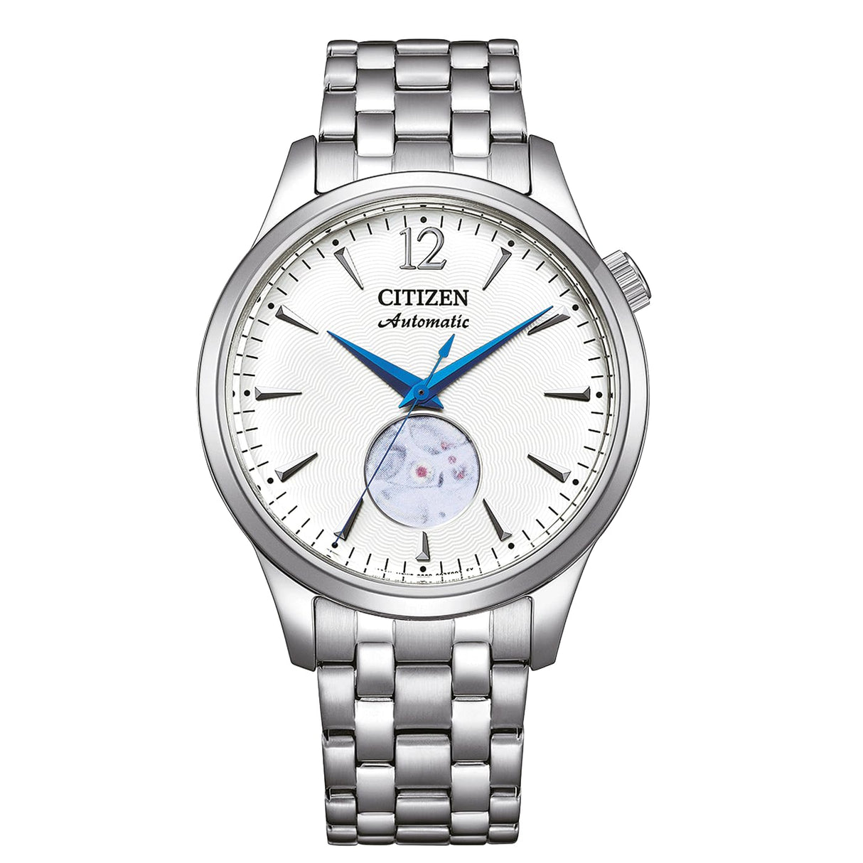 CITIZEN Reloj Analógico para Hombres de Automático con Correa en Acero Inoxidable NH9131-73A