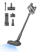dreame R20 Aspirador inalámbrico, Succión Potente 190 AW, Funcionamiento 90 min, Detección de Suciedad, Pantalla LED, Luces LED Azules, Diseño antienredos, para hogar, Pelo Mascotas, Alfombras