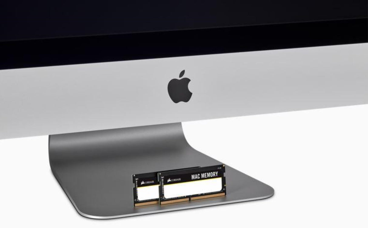 Corsair Mac Memory SODIMM 32GB (2x16GB) DDR4 2666MHz CL18 Memoria para Sistemas Mac, Calificada por Apple - Negro