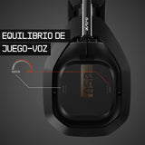 ASTRO Gaming A50 Auriculares inalámbricos para gaming y estación-base de carga, 4a gen, control de balance de juego, voz, 2.4 GHz, 15m alcance, Xbox Series X y S, Xbox One, PC - Negro/Oro