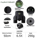 Pentax Papillo II – Prismáticos Up (con Funda, Color Negro