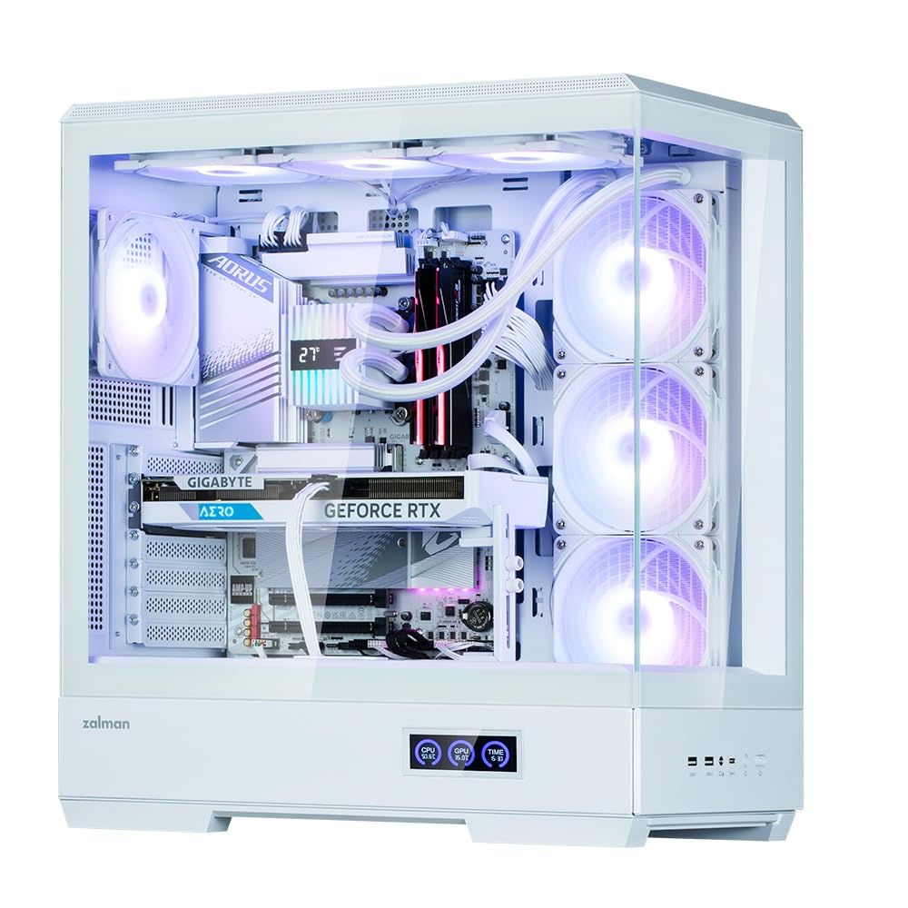 Caja panorámica para PC Zalman P50 DS (Blanco)