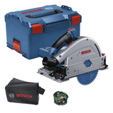 Bosch Professional BITURBO GKT 18V-52 GC - Sierra circular de inmersión a batería (Brushless, 18V, disco Ø 140 mm, Connectivity, sin batería, en L-BOXX)