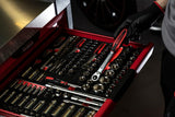 KS Tools - 711.1011 - módulo boquillas/accesorios 1/4"-3/8"-1/2" - herramientas taller mecanico 175 piezas