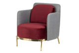 TABURETE VELVET ROSA NORFOLK 51x53x102 CM