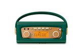 Roberts Revival Uno BT Dab+/FM/Bluetooth Radio Portátil Reloj Despertador, Verde Oscuro