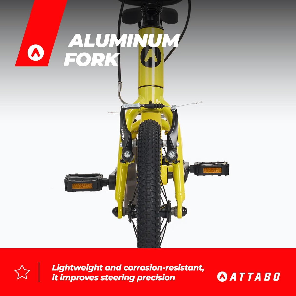 ATTABO Ease 14" Atb-b5i031-vt Bicicleta, Amarillo