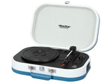 Tocadiscos Trevi TT 1020 BT USB Estéreo Bluetooth Batería Recargable Turquesa