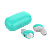 Auriculares Bluetooth True Wireless TWS con Micrófono, Celly BH Twins Air Auriculares Inalámbricos ( In-Ear, Binaural, Intraaural ) sonido Estéreo Control Remoto con Caja de Carga Portátil. Turquesa