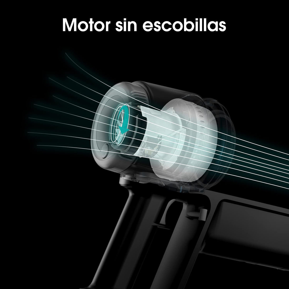 Hisense HVC6464A Aspirador Escoba sin cable, 25.2V, autonomía hasta 60 minutos , indicador LED de carga, accesorios para aspirar y fregar suelos con cepillo mopa