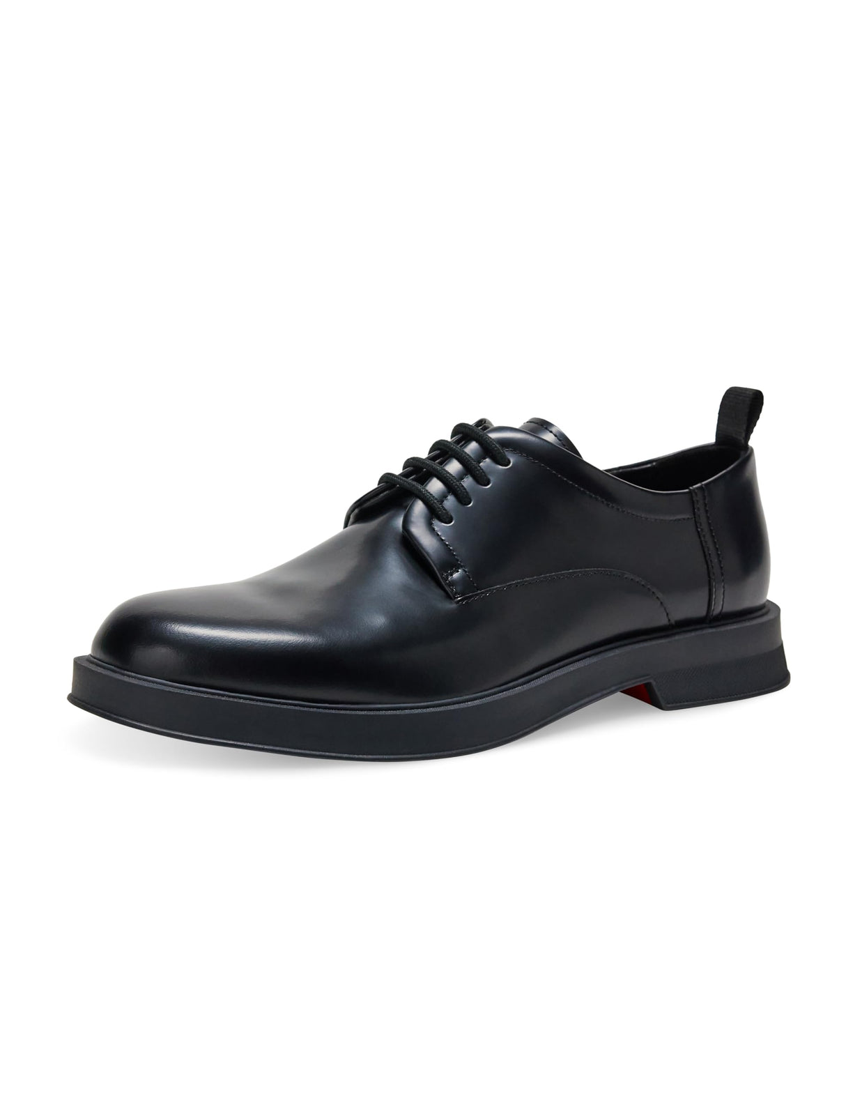 HUGO Lenner_Derb_bo, Derby Hombre, Black, 44 EU