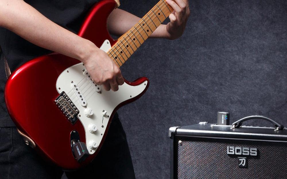 Compacto sistema de instrumento inalámbrico BOSS WL-20 | Cable virtual inalámbrico sin configuración para guitarra, bajo y otros instrumentos electrónicos | Simulación de sonido de cable integrada