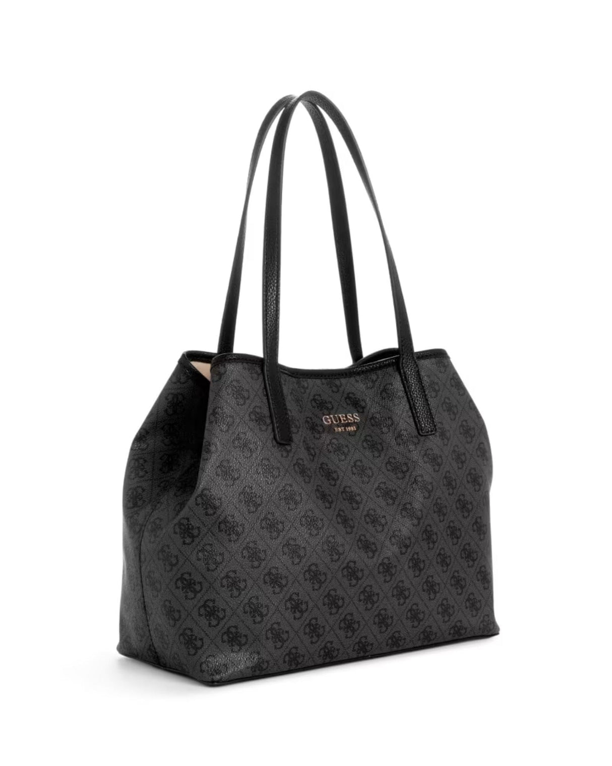 Guess - Vikky, Bolsos totes Mujer, Negro (Coal/Coa), 39.5x31x18 cm (W x H L)