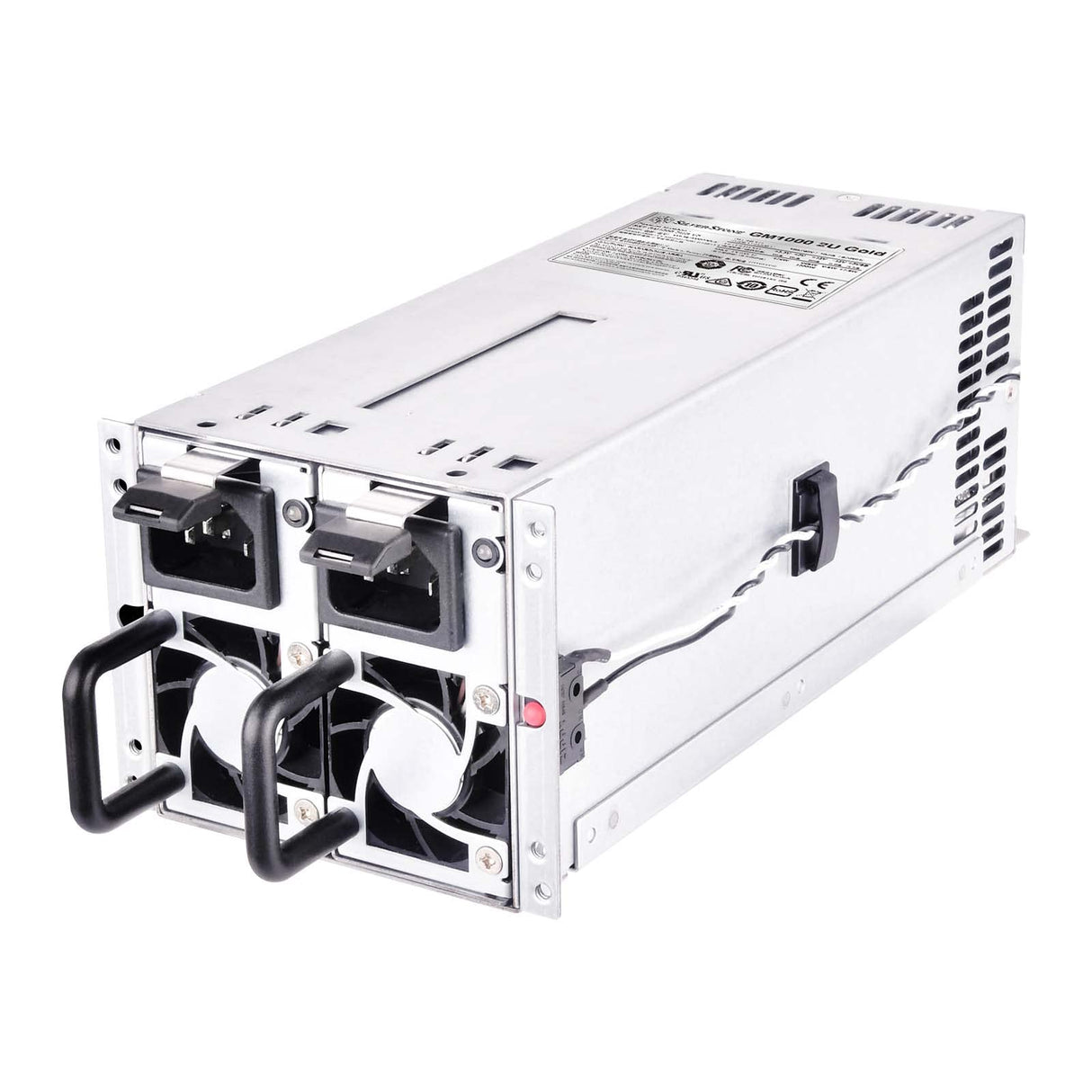 Silverstone GM1000 2U Gold, Fuente de alimentación 2U redundante Cybenetics Gold 1000W, SST-GM1000-2UG V2