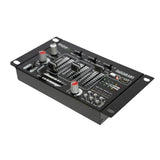 Ibiza - DJ21USB-MKII - Mezclador de 4 vías/7 canales con varias entradas - USB - Negro