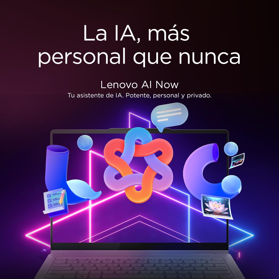Lenovo Yoga 7 2-in-1 Gen 10 – Ordenador Portátil IA Convertible Táctil 14" OLED (Intel Core Ultra 5 226V, 16 GB RAM, 1 TB SSD, Wi-Fi 7, Win 11 Home, Copilot+ PC) Teclado QWERTY Español - Seashell