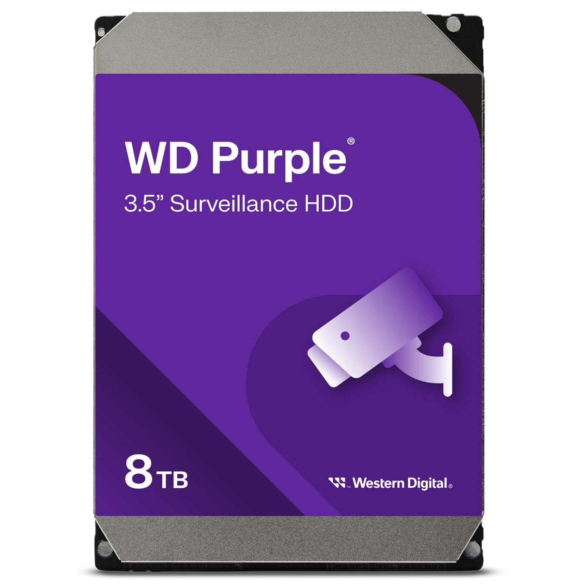 WD Purple 8TB para Videovigilancia, Disco Duro Interno 3.5" - AllFrame Technology, 180BT/yr, 256MB Caché