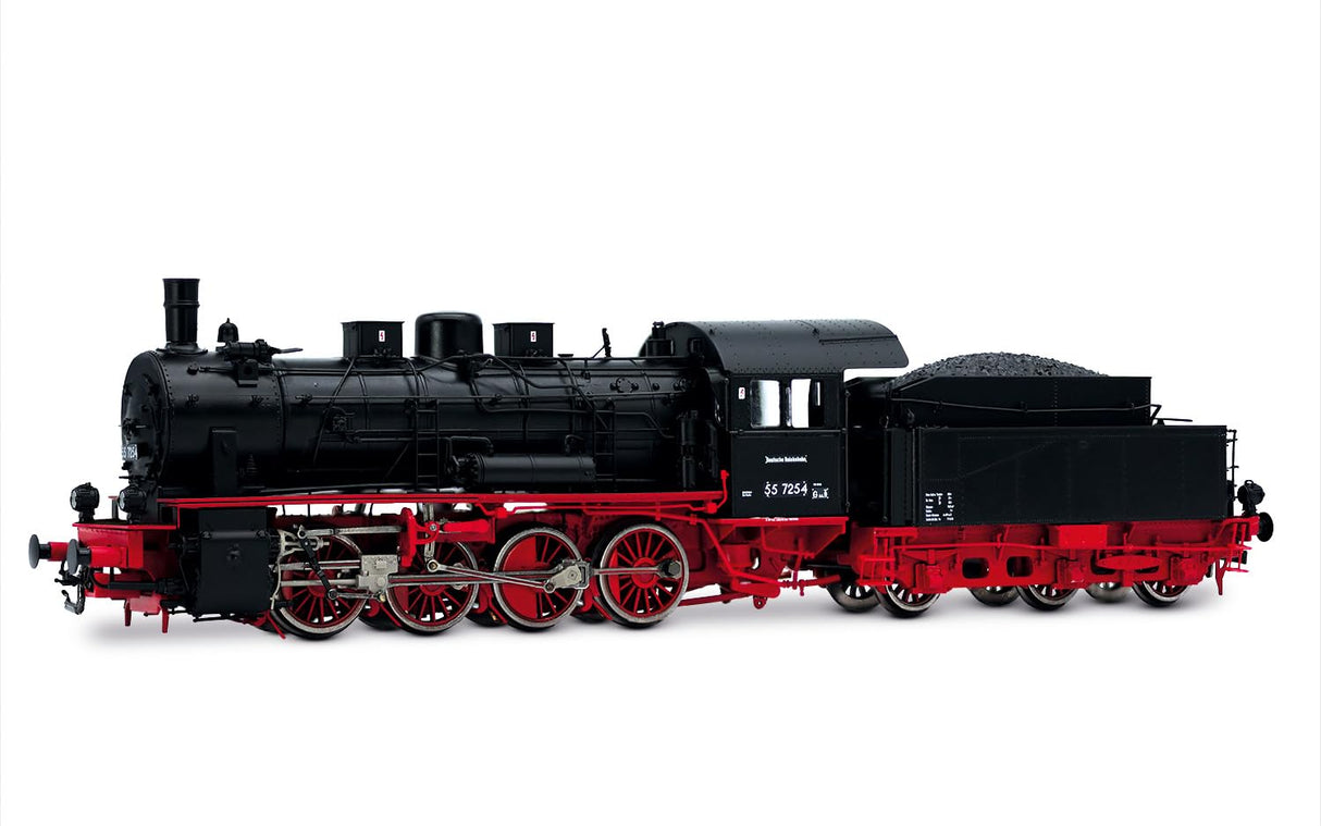 Rivarossi Locomotora de vapor HR2893S DR, 55 7254, librea negra/roja, ep III, con decodificador de sonido DCC