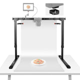 NEEWER ST200 - Soporte para cámara de Fotos de Arriba a Abajo con Placa de liberación rápida Arca Tipo QR de 1 Segundo, Robusto Soporte de Mesa para Varios Dispositivos para cocinar, Ancho de